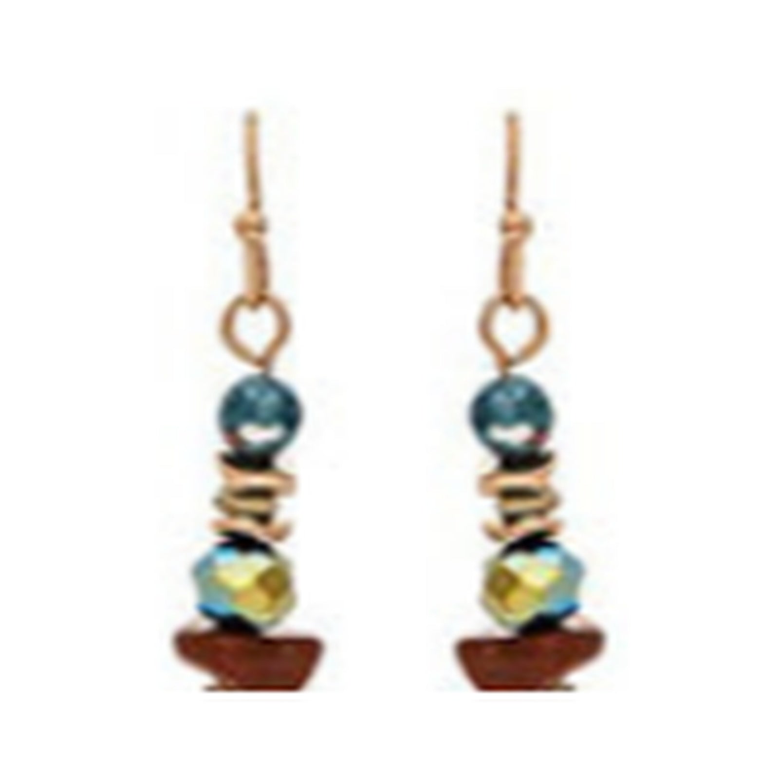 Multicolored Stone Bead Necklace Set
