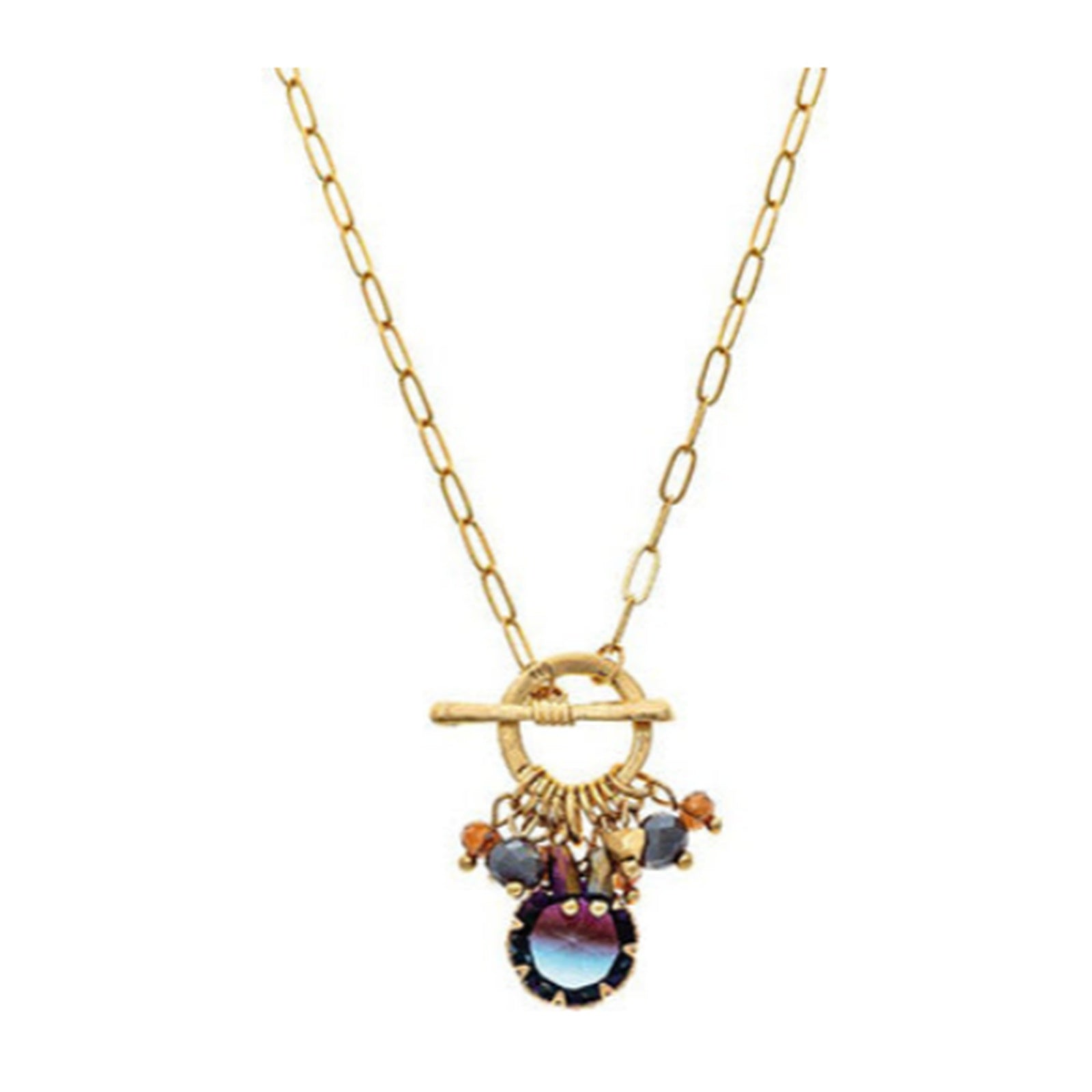 Crystal and Gold Necklace Set
