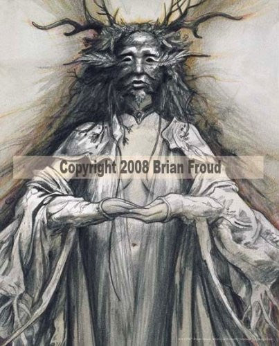Wood Queen by Brian Froud Ceramic Sensations Art Tile – 8x10"