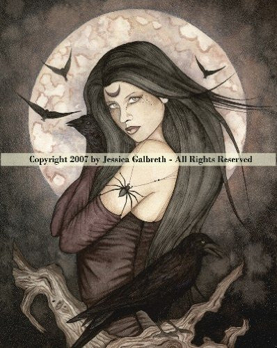 All Hallows Eve de Jessica Galbreth - Azulejo de cerámica de 8 x 10 pulgadas