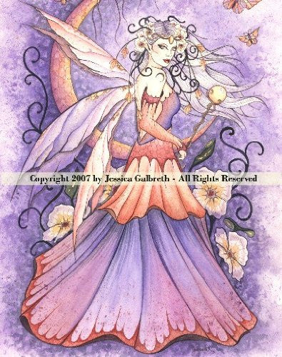 Enchanted Moon by Jessica Galbreth Ceramic Sensations Art Tile – 8x10"