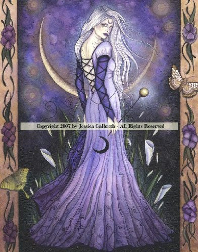 Maiden Moon by Jessica Galbreth  -  8x10 inch ceramic tile