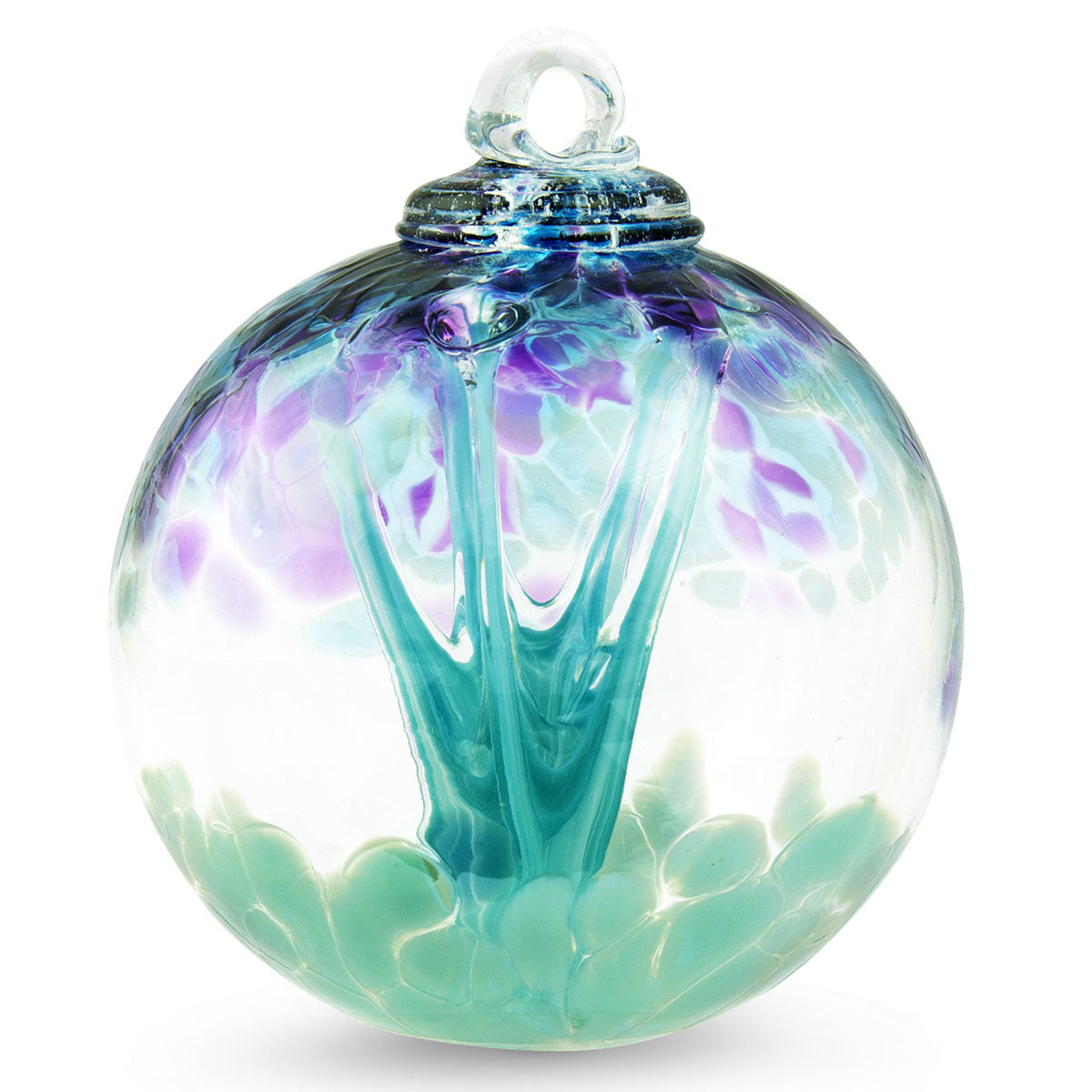 Bola de cristal del árbol de los espíritus de Santa Lucía pequeña de 4"