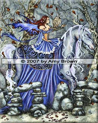 Rhiannon by Amy Brown Ceramic Sensations Art Tile – 8x10"