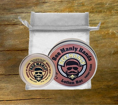 Bee Manly Hands & Beard Balm Gift Set